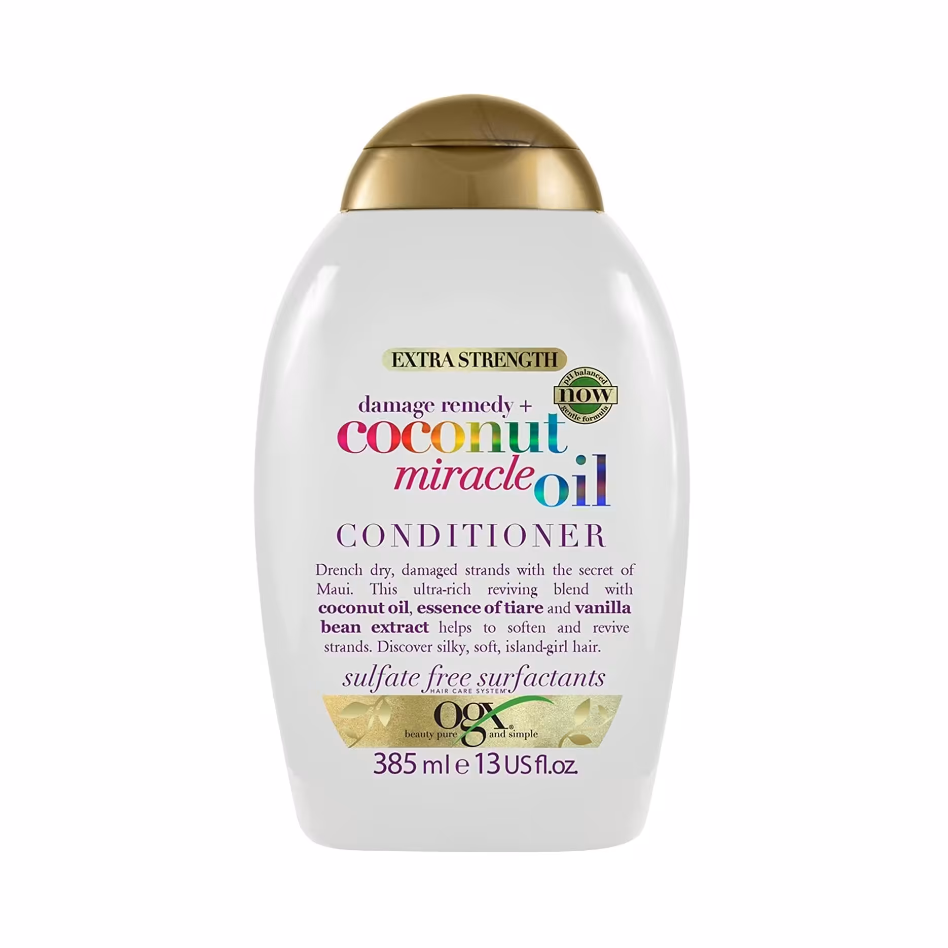 شامپو بدون سولفات OGX حاوی روغن نارگیل 385 میلی لیتر