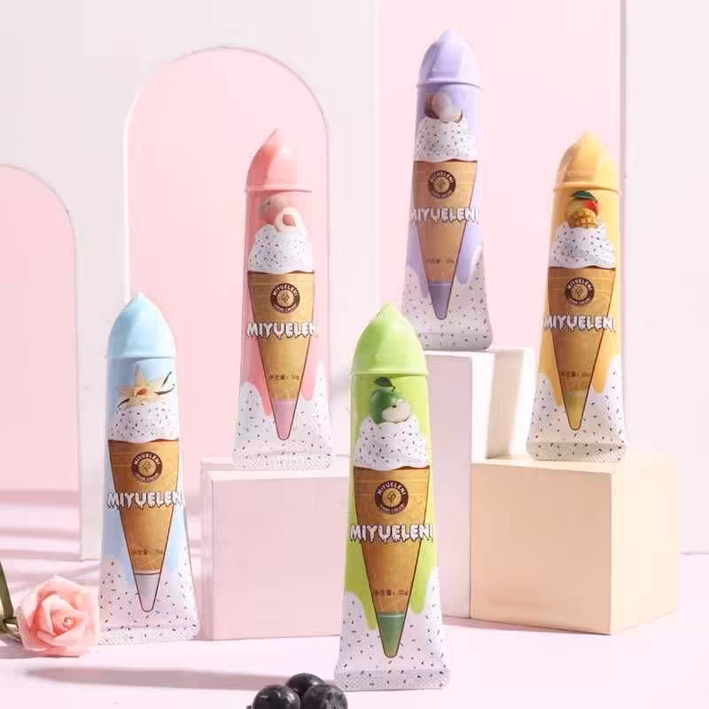 کرم میوه ای طرح بستنی جذاب کیفیت عالی مناسب برای داخل کیف