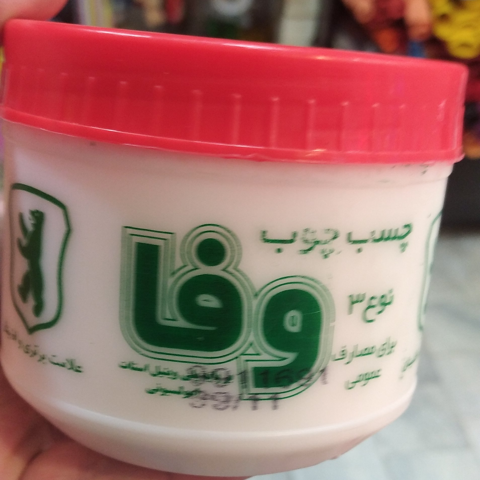چسب چوب کاسه ای نیم کیلویی