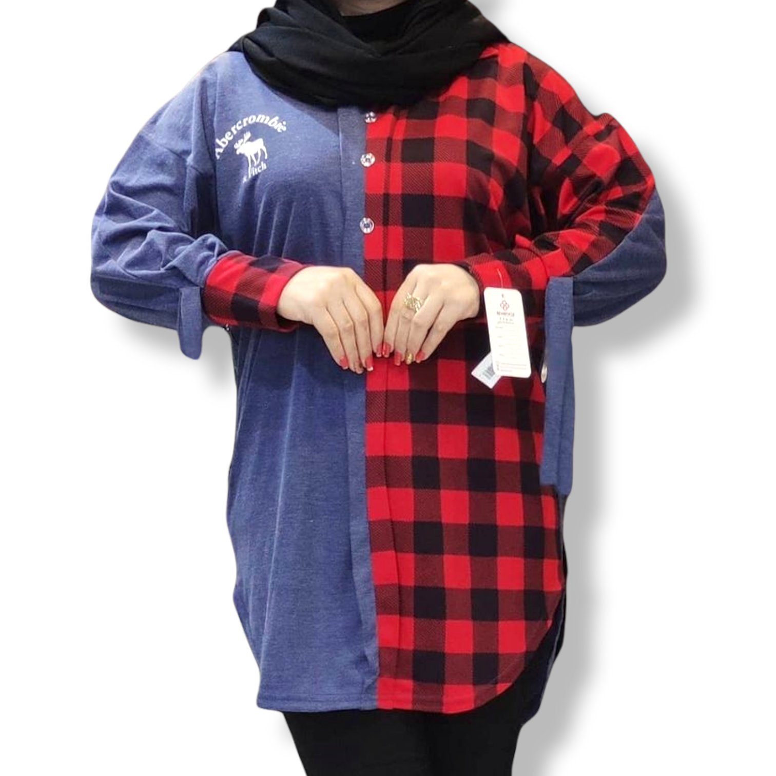 مانتوطرح لی سنگ شور