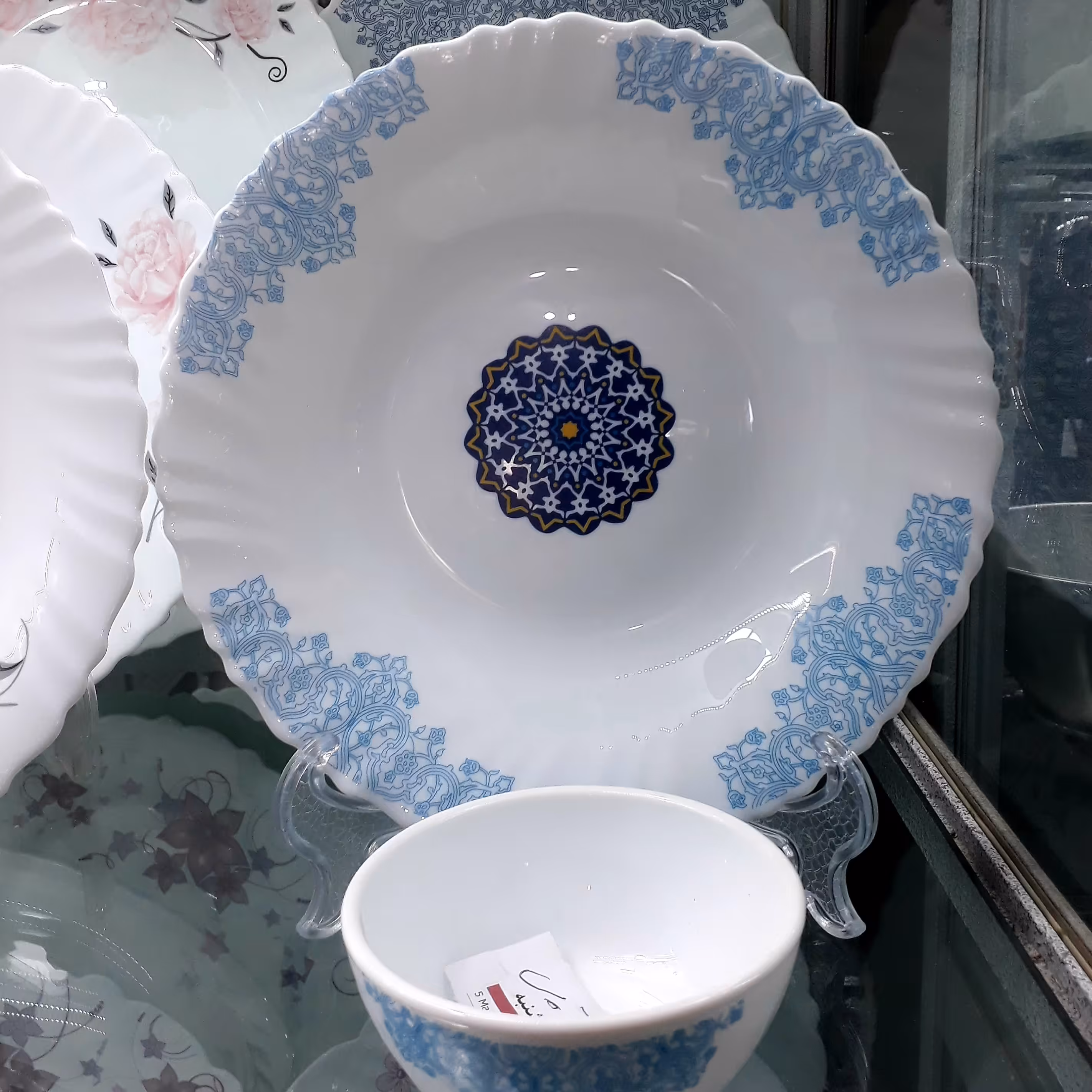 سرویس آرکوپال 6نفره دینو  دنیز آبی   ست غذاخوری 25پارچه ارکوپال