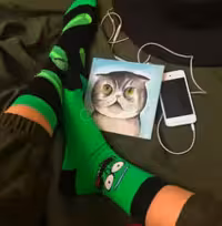 جوراب ریک اند مورتی تا به تا ساقدار نخ پنبه فری سایز