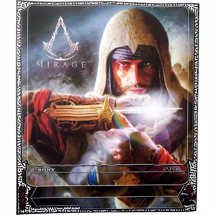 اسکین پلی استیشن 4 اسلیم طرح ASSASSINS CREED MIRAGE