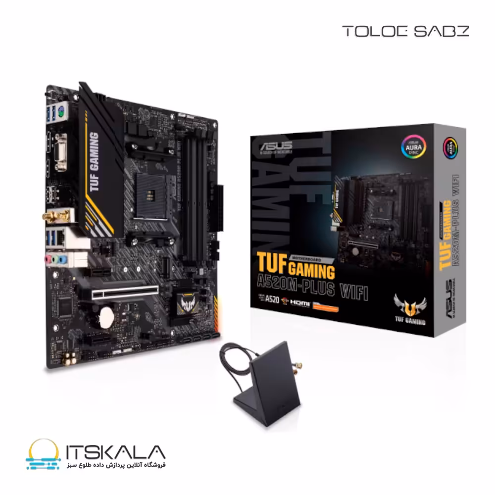 قیمت و خرید مادربرد ایسوس مدل TUF GAMING A520M-PLUS WIFI | ITSKALA