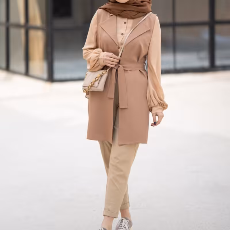 جنس سارافون کرپ اعلا قد 90 جنس شومیز اسکاجی قد 65 سایز 36 تا 46 