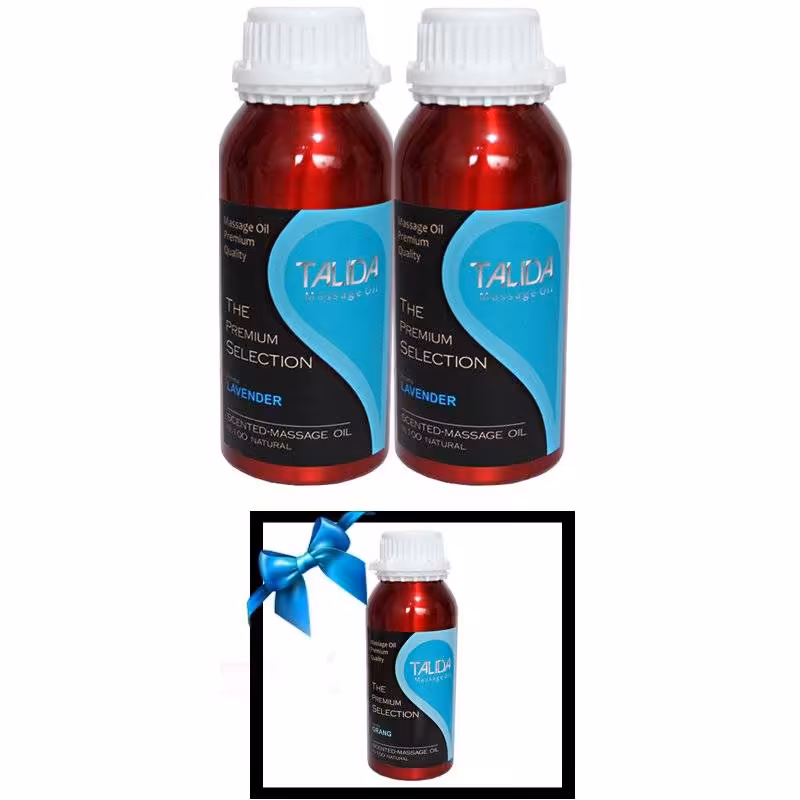 پک روغن ماساژ اسطوخدوس 500 میل به همراه هدیه