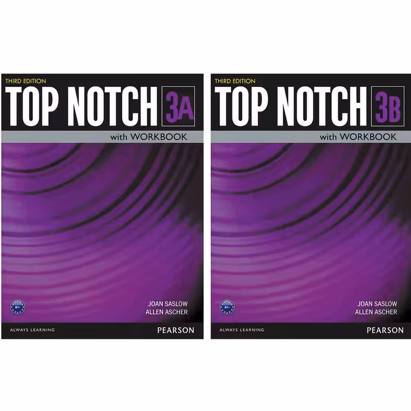 کتاب Top Notch 3 Third Edition اثر Joan Saslow and Allen Ascher انتشارات Pearson دو جلدی