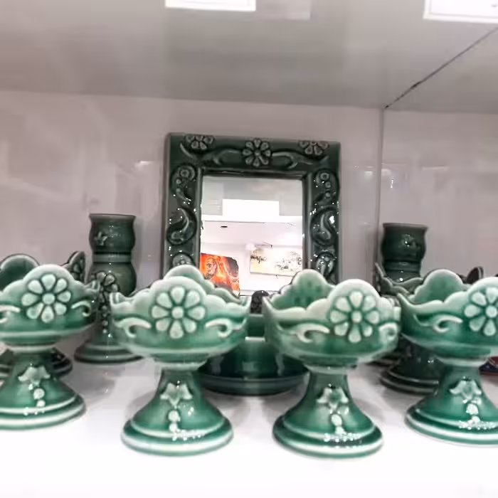 هفت سین ترمه با کیفیت و رنگ زیبا و خاص یه کار شیک و جدید