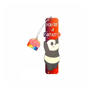 بوک مارک فانتزی چوبی طرح پاندا 4