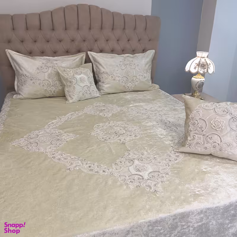 سرویس 2 نفره 5 تکه روتختی مدل برجسته