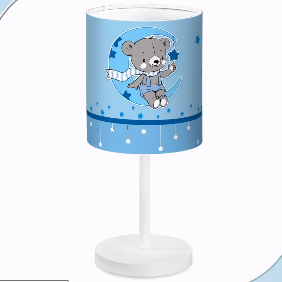 آباژور اتاق کودک طرح خرس و ماه کد 4381