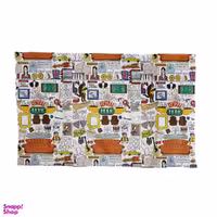 کادوپبچ پارچه ای ترمه طراحان ایده مدل نشانه های فرندز کد 1199 چند رنگ