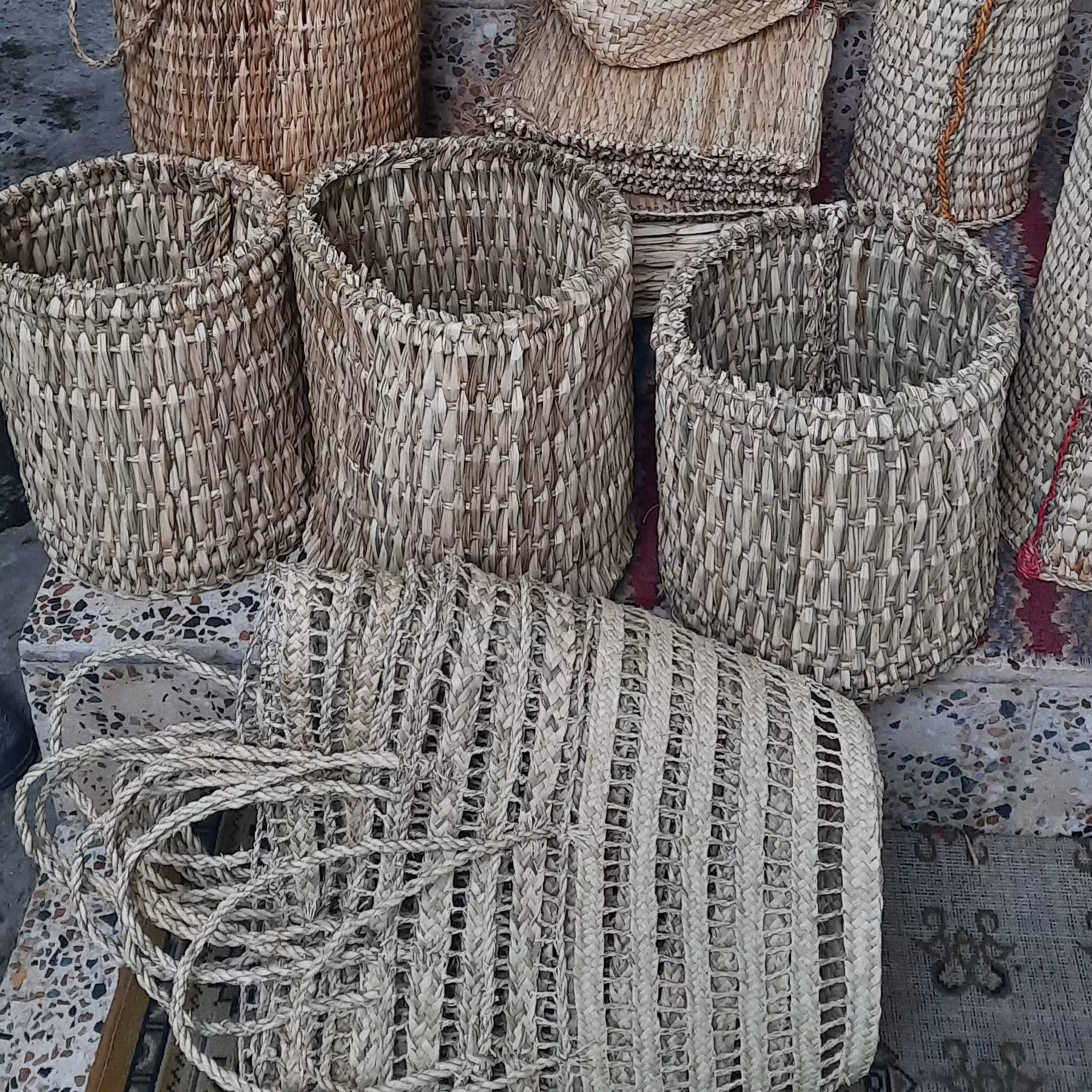 استوانه حصیری سایز بزرگ