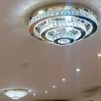 لوستر سقفی مدرن سایز 60 گرد  ایران لوستر