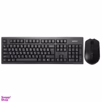 کیبورد و ماوس ای فورتک (A4 Tech) مدل 3000N رنگ مشکی