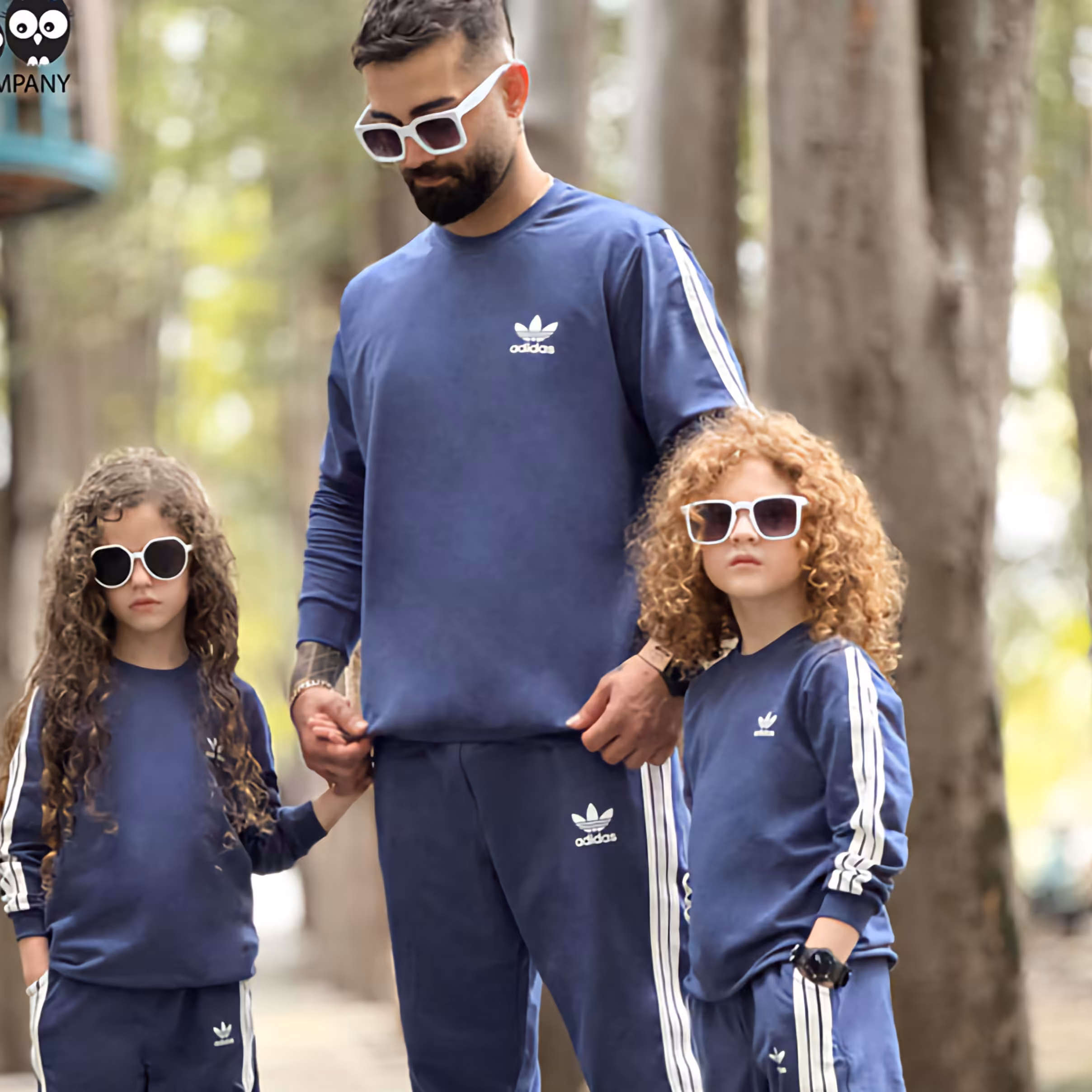 ست خانوادگی بلوز شلوار آدیداس NZDE مناسب 1 سال تا بزرگسال