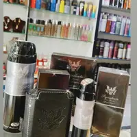 ادکلن100میل و عطر30میل واسپری200میل مردانه پرزیدنت امپر