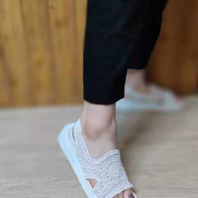 صندل جدید زنانه قالب نیم سایز بزرگ سایز 37تا40