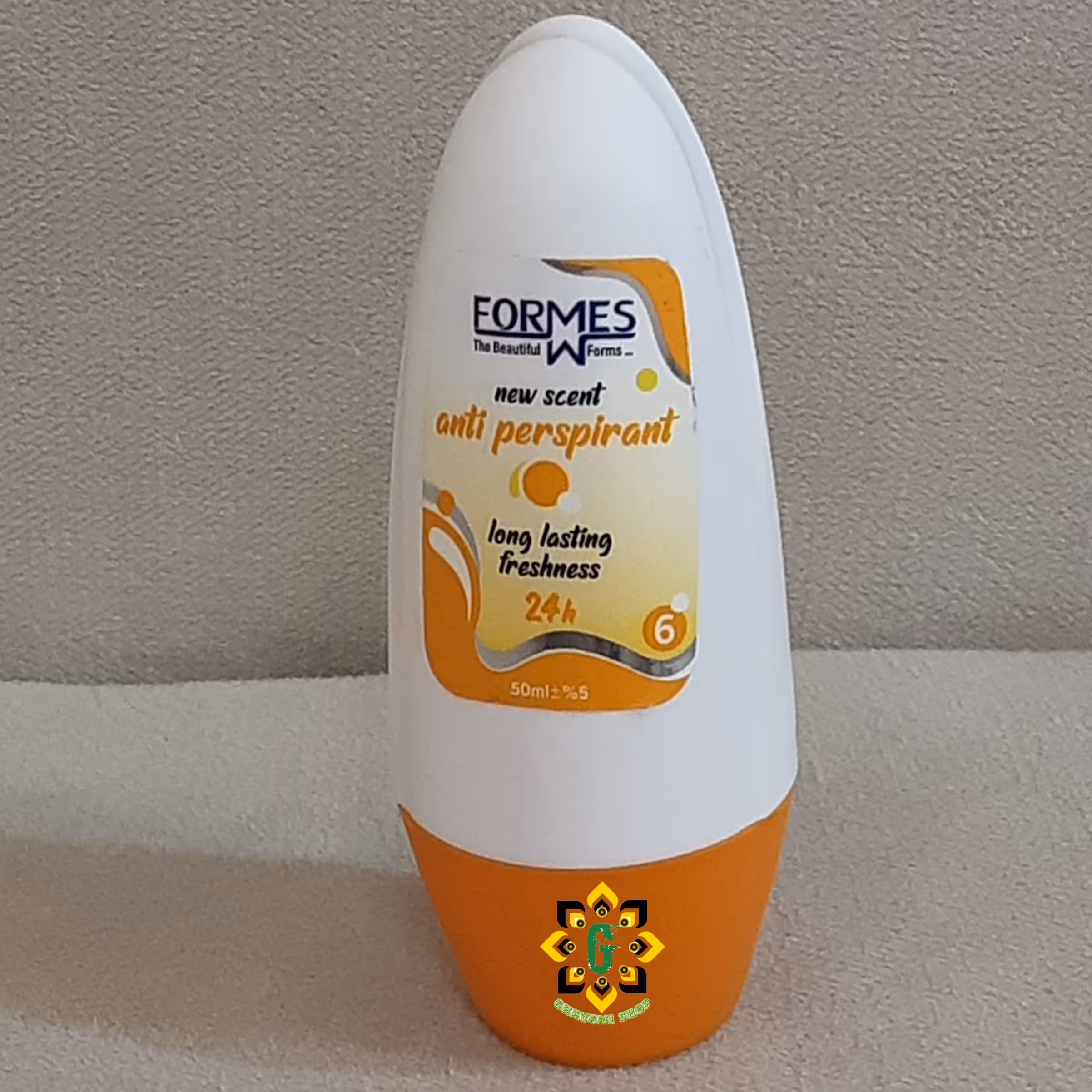 مام رول ضد تعریق زنانه فورمس نارنجی رنگ حجم 50 میلی متر
