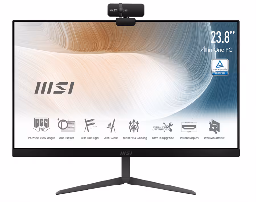 کامپیوتر All In One ام اس آی 23.8 اینچی مدل Modern AM241 11M پردازنده Core i5 1135G7 رم 8GB حافظه 1TB گرافیک Intel غیرلمسی