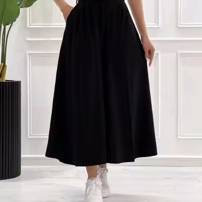 دامن شلواری لینن