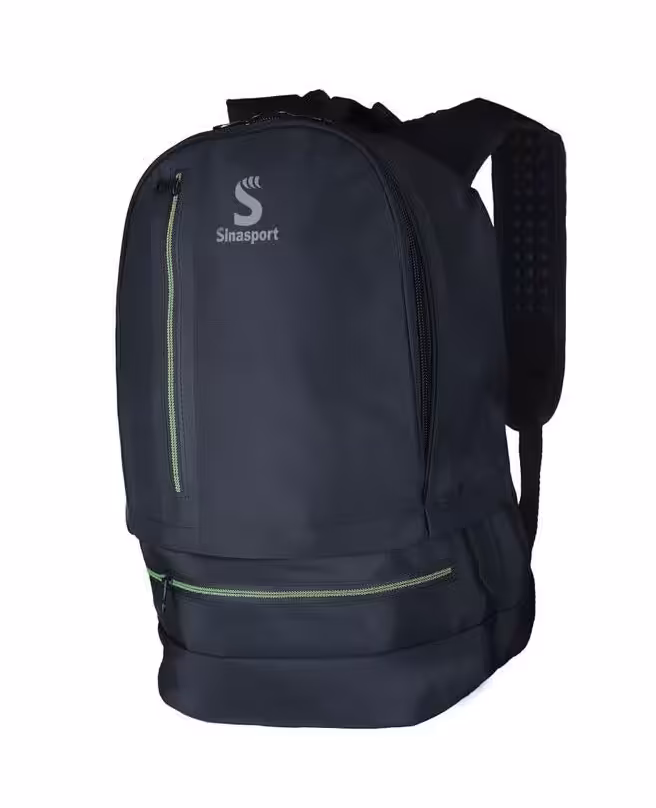 کوله پشتی ورزشی سینا اسپرت جا کفشی دار مشکی 011