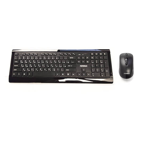کیبورد و ماوس بی سیم پرفکت مدل P-T166 966