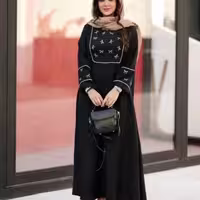 پیراهن زنانه صوفیا شانتون گلدوزی مدل پیراهن ‌نیلی