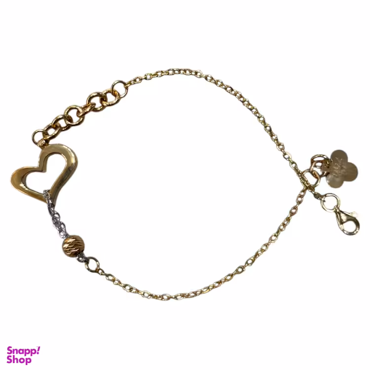 دستبند طلا 18 عیار زنانه کد 9004