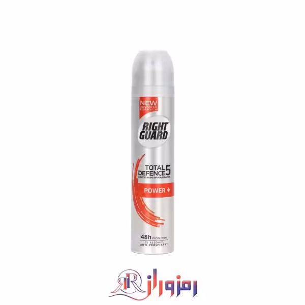 اسپری ضد تعریق مردانه رایت گارد مدل power حجم 250 میل