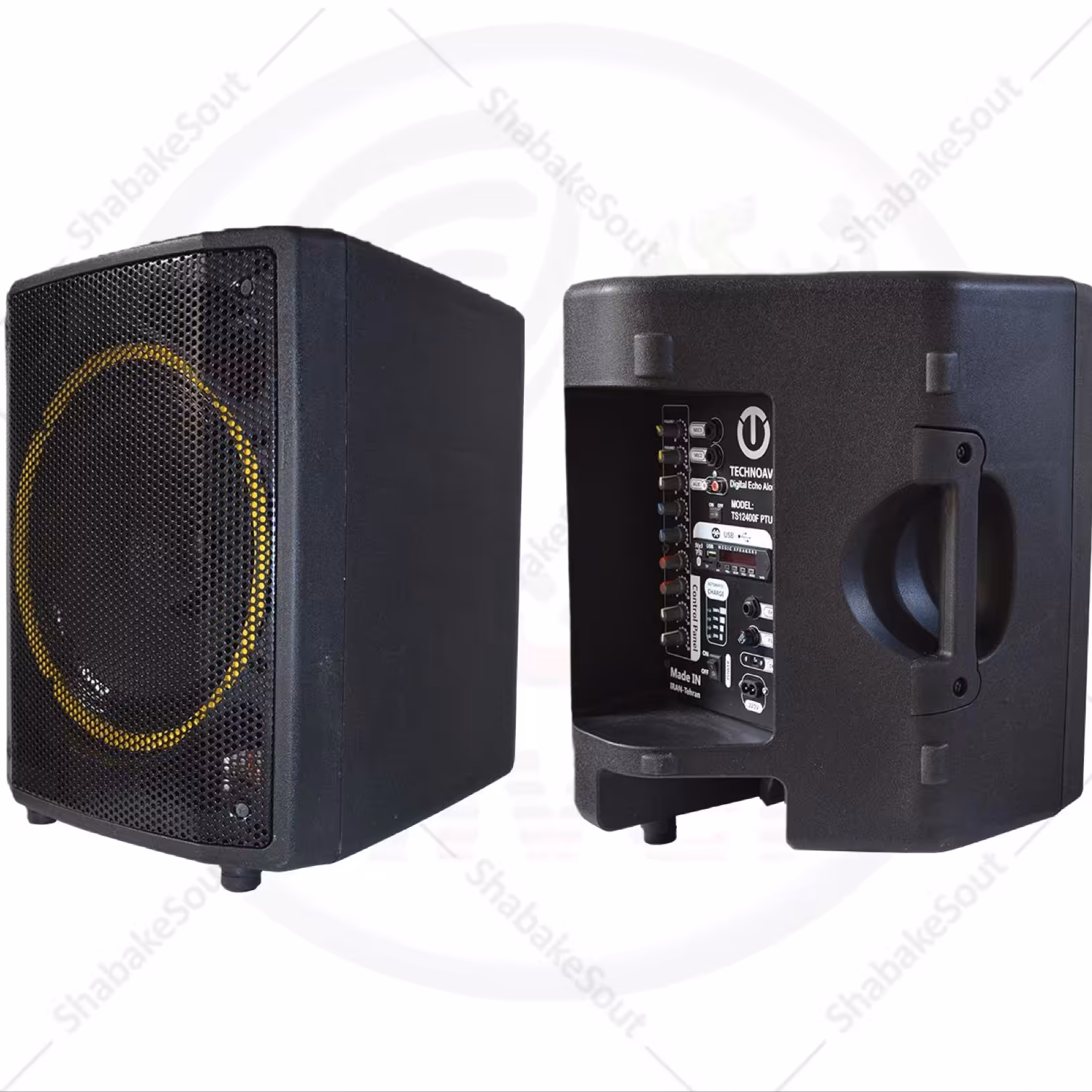 اکو پرتابل 12 اینچ ( جعبه فایبرگلاس )