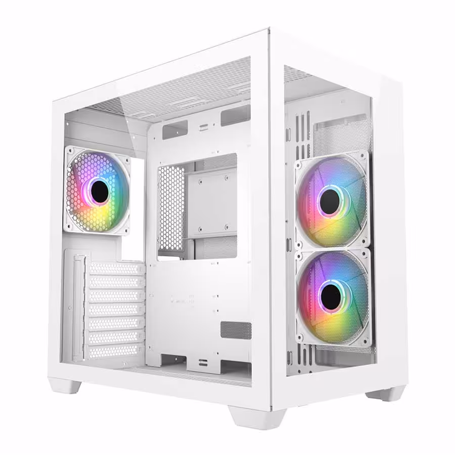 قیمت و خرید کیس کامپیوتر اف اس پی مدل CMT380 White ARGB | یاس ارتباط