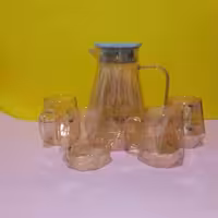 پارچ لیوان پیرکس شامپاینی