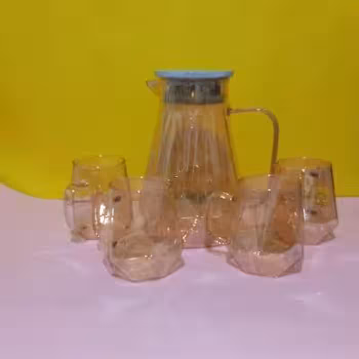 پارچ لیوان پیرکس شامپاینی