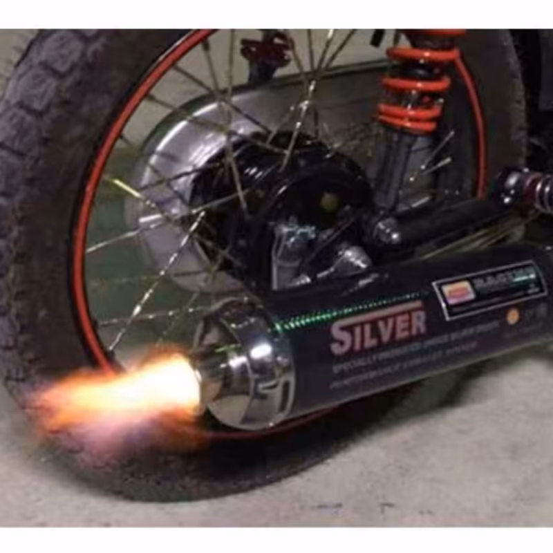 اگزوز قهرمانی سیلور ، مناسب موتور سیکلت هوندا انژکتوری ، از  125 تا 200 سی سی 