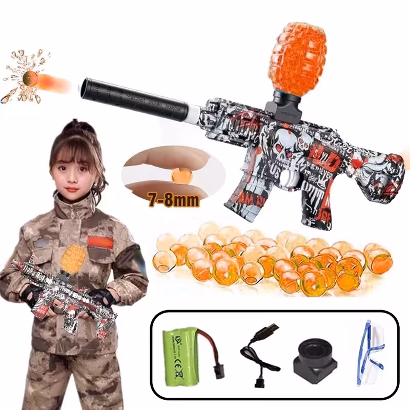 تفنگ بازی مدل تیر ژله ای Mini M416