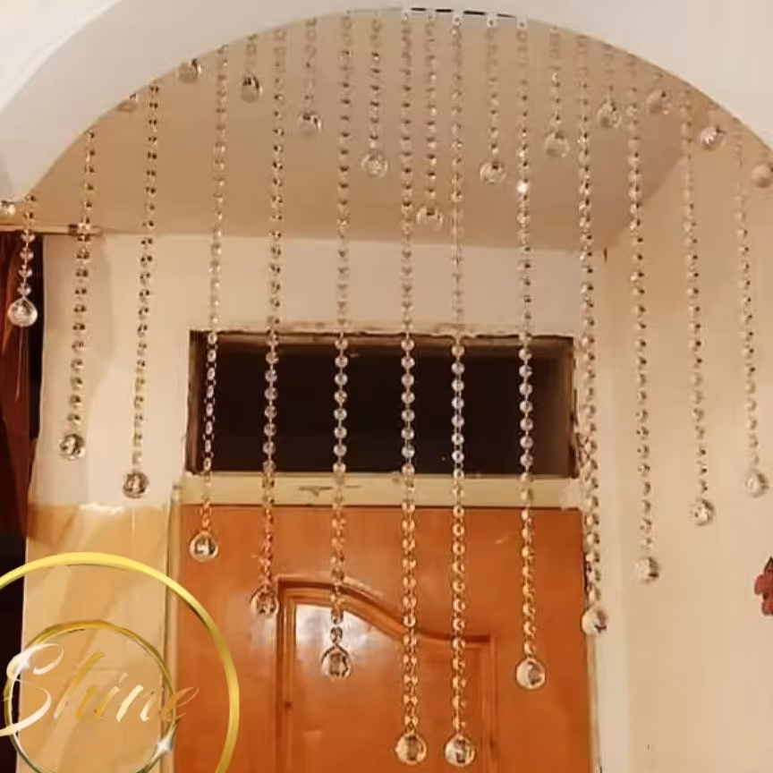 پرده کریستال مدل هفت