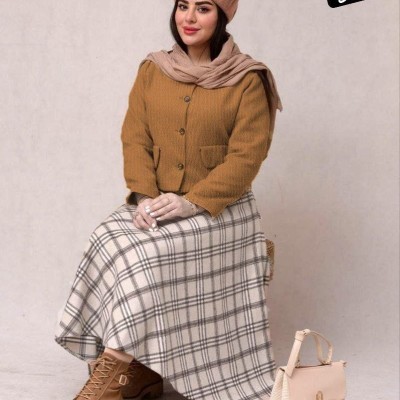 کت دامن پشمی زنانه