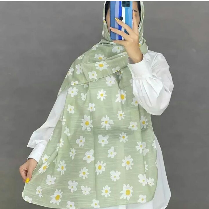شال نخی بابونه