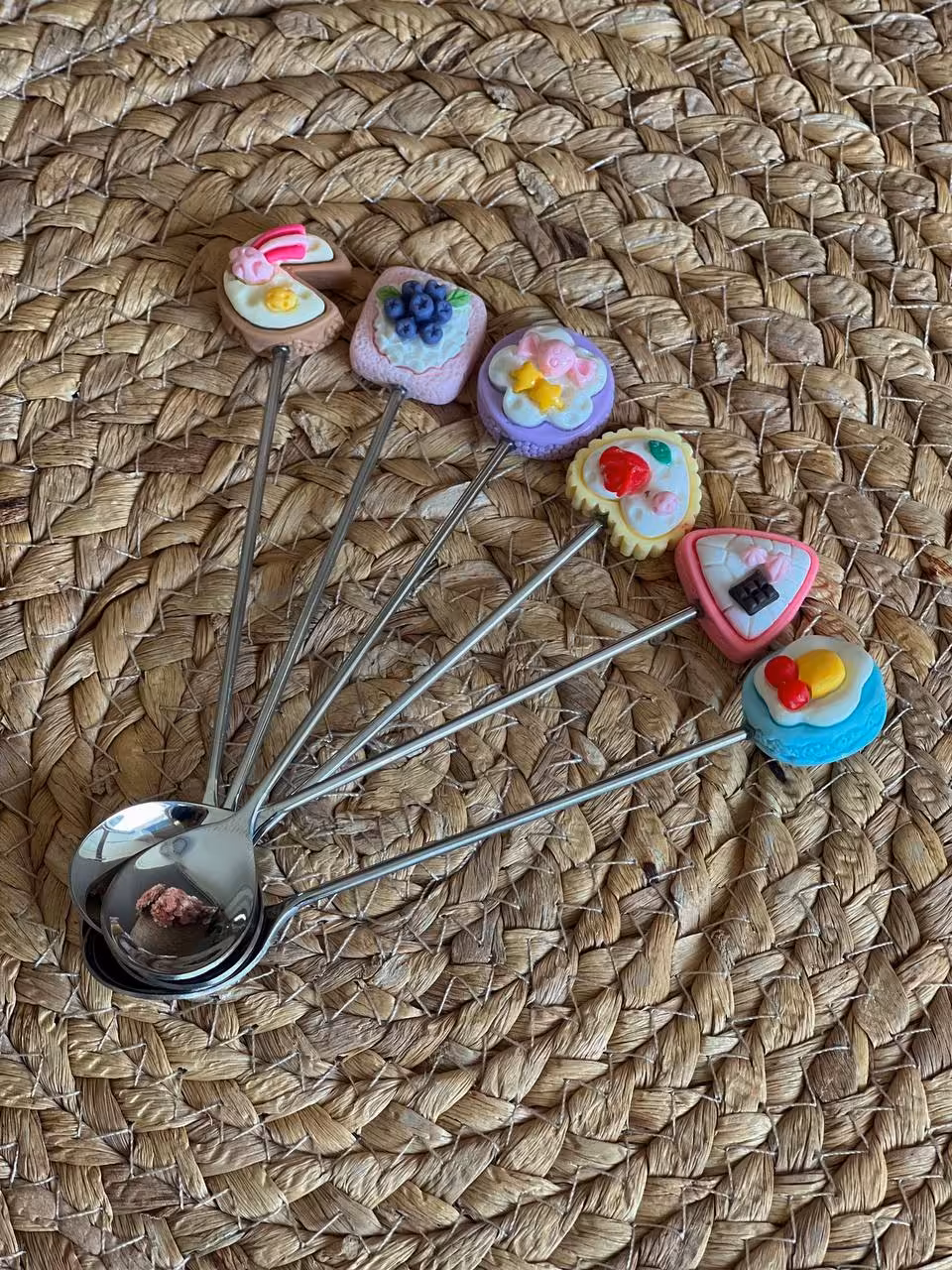 قاشق سر فانتزی مدل کاپ کیک