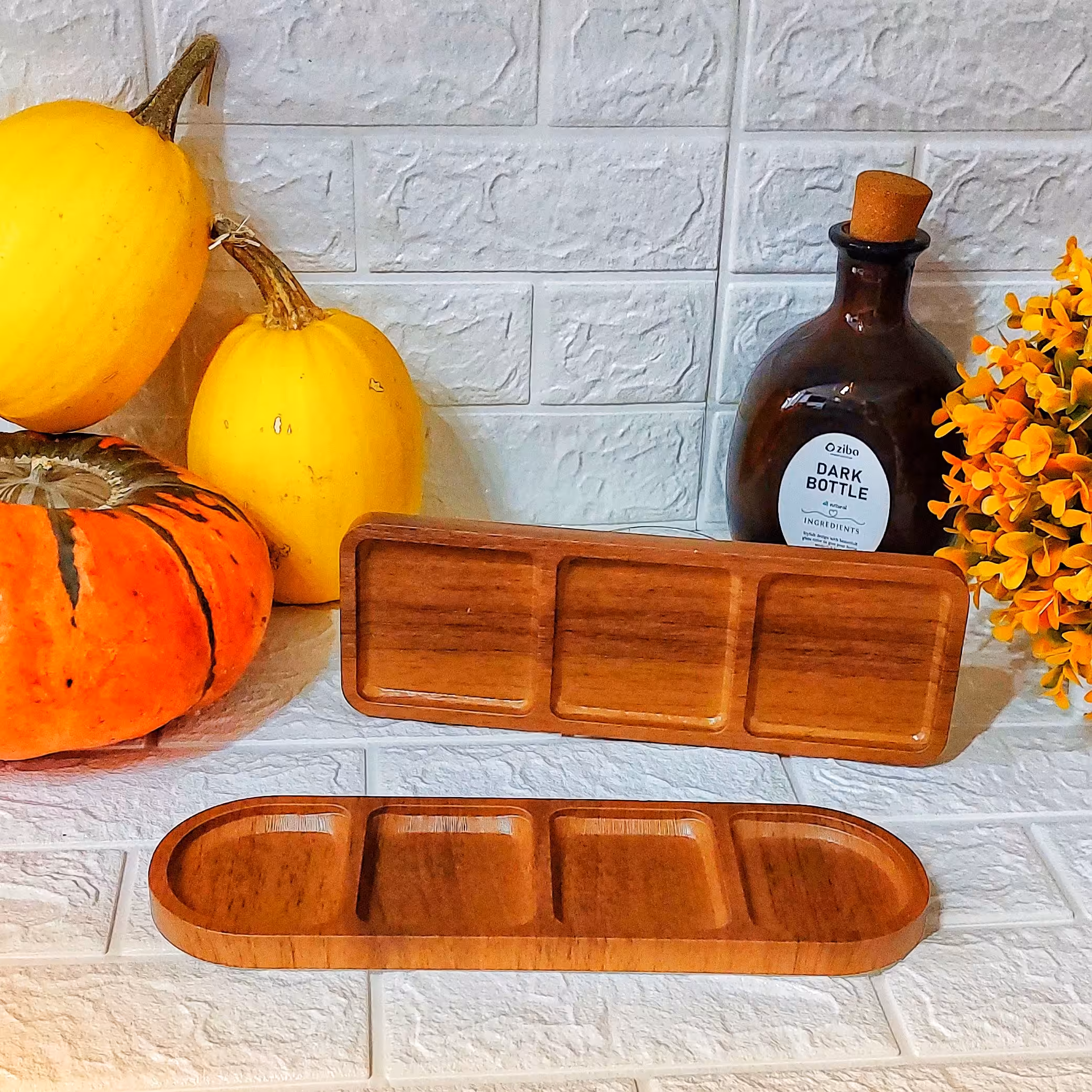 اردوخوری مستطیل  طرح بامبو مناسب آجیل یلدا سروصبحانه