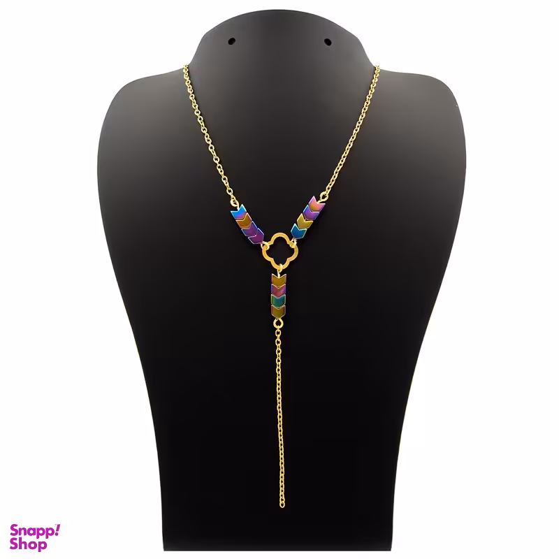 گردنبند طلا 18 عیار زنانه مانچو کد sfg653