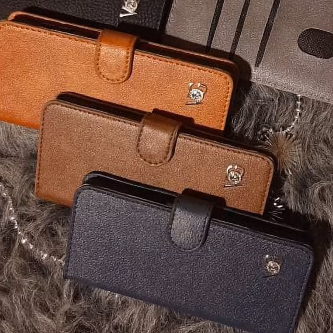 گارد قاب کیفی چرمی جای کارتی A04 کیفیت عالی دکمه مگنتی