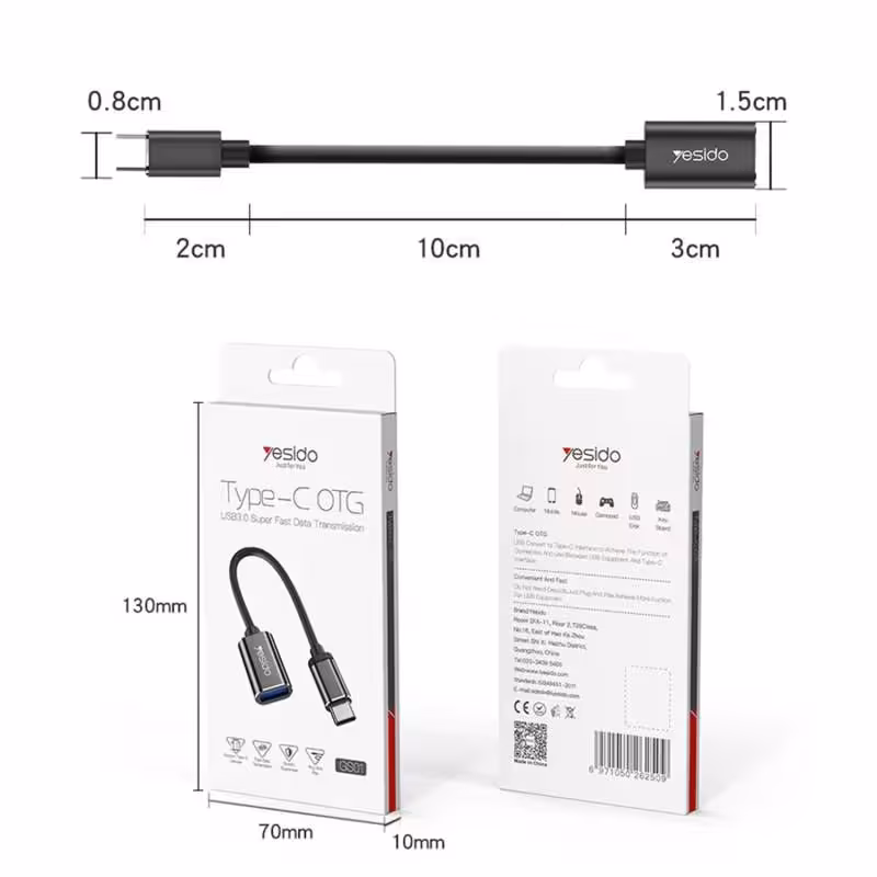 تبدیل USB3 به TypC یسیدو 01