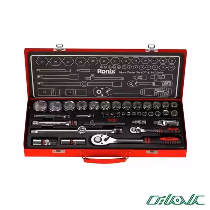 جعبه بکس 15پارچه رونیکس مدل RH-2696