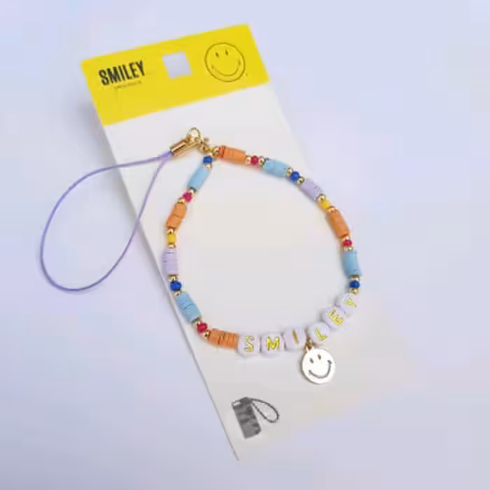 آویز موبایل برند اسمایلی اورجینال ، کار فوق‌العاده زیبا و رنگارنگ