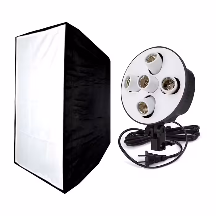 نور ثابت سافت باکس 5 لامپ LED