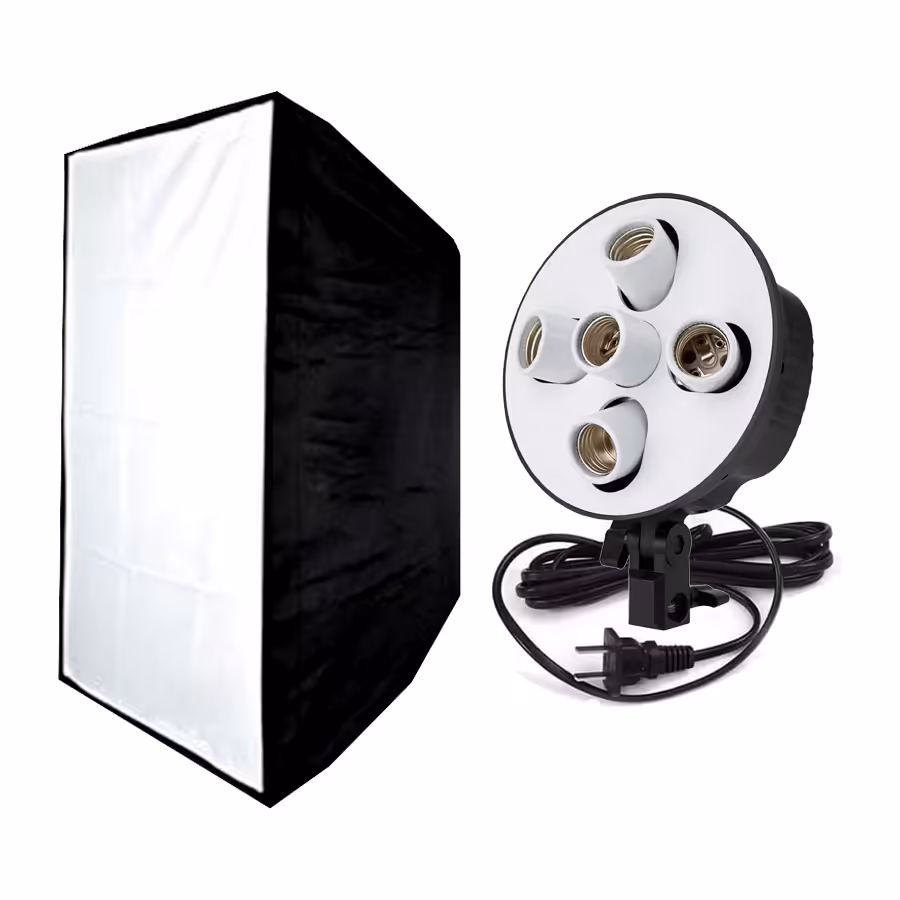 نور ثابت سافت باکس 5 لامپ LED