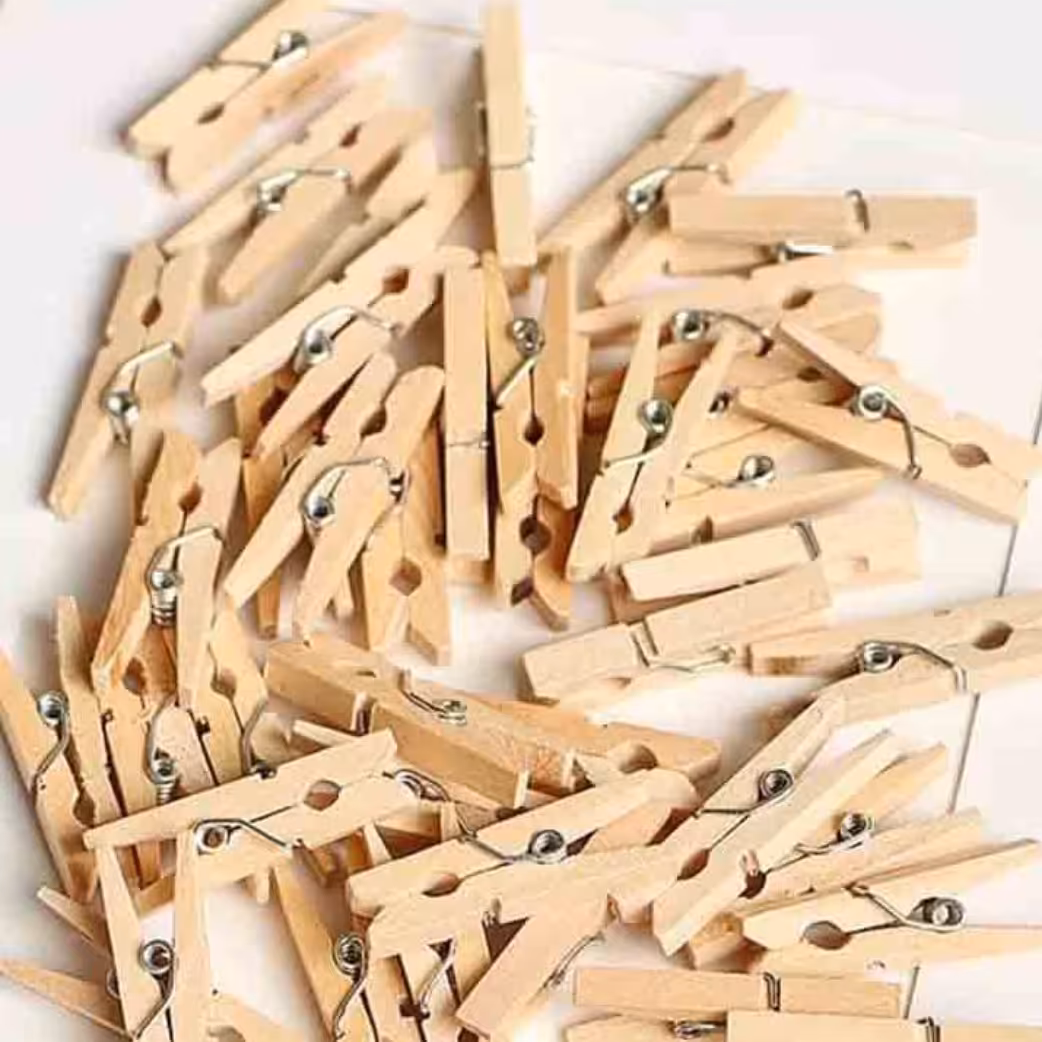 گیره چوبی  فانتزی تاکو 25عددی