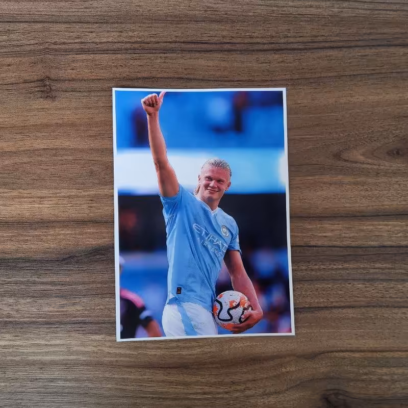 پوستر ارلینگ هالند منچسترسیتی سایز  کوچک (A5)